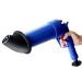 Toilet Plunger Kit High Pressure Drain Cleaner Power Sink Unclogger Drain Gun Pump Cleaner Hair Drain Cleaner Sticks for Toilet Wash Basin Home