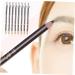 FOYTOKI 8pcs Beauty Eyebrow Pen Eyebrow Pencil Wooden Makeup Accessories 1 count (Pack of 1) Coffee - Buy Online on SooperMarket.com