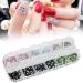 12 Grids Nails Kit Art Nail Tools Nail Decoration Set Nail Art Rhinestones DIY Nail Decoration Makeup Glitter Beads Manicure Tool Nail Rhinestones Set(#3)