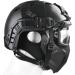 Fast Airsoft HelmetAirsoft Tactical Paintball Half Face Protection Mask and Goggles Set  for Paintball CS Game Set BK General type - Buy Online on SooperMarket.com