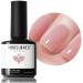 modelones Gel Nail Polish, 1 Pcs 15ml Transparent Jelly Nude Pink Gel Polish Set Sheer Pink Champagne Color Nail Gel Polish Kit, Soak Off LED Salon DIY at Home Gel Nail Manicure Gift for Women Girls A02-Sheer Dusty Rose