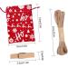 CIYODO 1 Set Christmas Advent Calendar Bags Drawstring Bag Candy Drawstring Bag Calendars Wood - Buy Online on SooperMarket.com