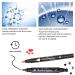 2 Pcs Heart-shaped Liquid Eyeliner Stamp Set - Waterproof, Smudge-proof & Long-lasting Double-side Ultra-Fine Eye Liners Pen - Red + Black - Makeup Tools with Quick Drying Formula - Buy Online on SooperMarket.com