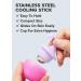 I DEW CARE Rolling With It | Cooling Depuffing Facial Roller with Cap - Mother's Day Gift | Reusable Hygienic Cooling Stick Skincare Tool - Ice Roller Travel Size | FSC Packaging - Buy Online on SooperMarket.com