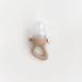 Norajoh Baby Food Fruit Feeder Pacifier | Teething Weaning Food Grade BPA Free Silicone teether for Babies (Chai Tea)