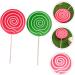 Alipis 4 Pcs Fake Lollipop Props Decor Christmas Lollipop Props Giant Prop Giant Candy Peg with Hook Realistic Candy Props Kid Toys Lollipop Cake Decorations Child Wooden Ornaments Drinks - Buy Online on SooperMarket.com