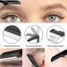 SCJJZ Women's razor blades tweezers eyebrow tweezers set of 4 eyebrow scissors with eyebrow clip eyebrow comb black - Buy Online on SooperMarket.com