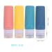 Travel Bottles Set - 4 Pack 90ml BPA-Free Silicone - Reusable & Leak-Proof - Perfect for International Shipping - Buy Online on SooperMarket.com