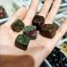 Natural Crystals and Stones 4pcs Natural Dragon Blood Stone Cube Quartz Polished Stone Crystal Gemstone Crystal Gravel Natural Quartz Crystals for Decoration kaixun - Buy Online on SooperMarket.com
