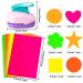 Craft Holes Punch 1 Inch Paper Punchers Scrapbook Punches with Craft Sticker Paper  Round  Star  Square  Heart  Flower  Wave Circle Shape (16 Pieces) - Buy Online on SooperMarket.com