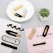 Whaline 14Pcs White Black Checker Hair Clips - No Bend, No Crease Wave Geometric Duckbill Clip for Girls, Women, Toddlers - Korean Styling Barrettes - Buy Online on SooperMarket.com