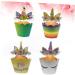 Warmhm Cake Decorations 96pcs Paper Cups Decorate Cake Unicorn Cupcake Wrappers - Buy Online on SooperMarket.com