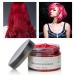 Temporary Hair Wax Color - Washable Hairstyle Dye for Men & Women | Natural Ingredients - 120g Red - Buy Online on SooperMarket.com