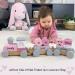 Personalized Pink Railway Train Gift for Girls | Custom Wooden Train with Names & Dates | Ideal Personalized Baby Gifts - Buy Online on SooperMarket.com