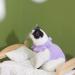 Yeapeeto Cat Recovery Suit | E-Collar Substitute for Cats | Prevent Licking Abdominal Wounds | Breathable & Warm After Surgery | Purple S - Buy Online on SooperMarket.com
