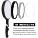 Big Magnifying Glass 10X Magnifying Glass for Kids Applied to Science Books Newspaper Reading Insects Hobby Observation Premium Non-Slip Soft Hand Shank Magnifying Glasses for Seniors Kids Black - Buy Online on SooperMarket.com