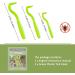 Nepfaivy Tick Remover Tool for Dogs - 3 Pcs Painlessly Tick Remover for Humans and Cats Pets Green - Buy Online on SooperMarket.com