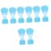 minkissy 16 Pcs Rabbit Ears Facial Brush Face Cleansing Brush Portable Facial Face Lotion for Women Face Wash Brush Silicone Facial Cleaner Face for Women Body Miss Cute Rabbit Silica Gel Light Bluex4pcs 7.5x7.5cmx4pcs
