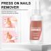 Teksome Solid Nail Gel Glue | Press On Nail Glue | Long Lasting Strong Adhesive Fake Acrylic Nails Extension Glue With Remover For Fake Nail Tips Lamp Curing Needed - Buy Online on SooperMarket.com
