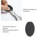 Pedicure Foot File Double Sided Professional 10 Replaceable Sandpaper Foot Callus Scrubber Portable Dead Skin Removal for Home - Buy Online on SooperMarket.com