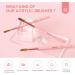 Saviland 3 PCS Kolinsky Acrylic Nail Brush Set | Size 8/10/14 Premium Quality Durable Nail Art Brush for Acrylic Powder, Monomer Liquid, Nail Extensions, and 3D Nailcarving - Perfect Christmas Gift for Women - Buy Online on SooperMarket.com