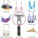 SELEWARE Silent Ball Bearing Swing Hangers - Heavy Duty 360 Rotate Swivel Hook for Playground, Yoga Hammock, Punching Bag - 1200lb Capacity - Buy Online on SooperMarket.com
