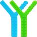 Sensory Chew Toys for Autistic Children 2 Pack Chewy Tubes Sticks Oral Motor Tools for Humans Silicone Baby Teething Toys for Kids with Autism ADHD SPD Biting Nursing Fidget or Special Needs Blue&Green