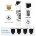 BESTBOMG Electric Clippers - Rechargeable Cordless T-Blade Trimmer & Beard Grooming Kit for Men - Buy Online on SooperMarket.com
