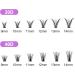 240pcs 20D+40D 0.07 D Curl Mix Cluster Eyelashes Extensions - Soft & Natural False Eyelashes for DIY Extension at Home - 240 Count - Buy Online on SooperMarket.com