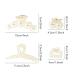 inSowni 7 Pack Pearl Hair Claw Clips - Elegant White Non Slip Barrettes for Women & Girls - Wedding Bridal Hair Accessories - Korean Style Grip Clamps - Buy Online on SooperMarket.com