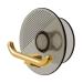 Shenrongtong connector holder-socket plug-the-organizer hook toothbrush and razor holder for the shower drill-free self-adhesive storage hook for razors coat towel translucent gray