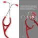 Lightweight Red Stethoscope for Doctors Nurses & Students | Professional Medical & Cardiology Use - Buy Online on SooperMarket.com