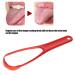 Buy Tongue Scraper - Plastic Tongue Cleaner & Brush for Fresh Breath | Heal Bad Breath for Adults & Kids (Red) - Buy Online on SooperMarket.com
