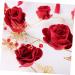 minkissy Red Headband Bridal Head Headgear Miss Nationality Accessories Red - Buy Online on SooperMarket.com