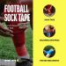 SPORTTAPE Self-Adhesive Football Sock Tape | 5cm x 4.5m - Black | Cohesive Bandage Sock Wrap Shin Pad Tape | Goalkeeper Wrist Tape & Football Ankle Tape | Pet & Vet Wrap for Dogs Horse - Single Roll Black 5x450 cm (Pack of 1) - Buy Online on SooperMarket.com