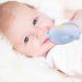 Never Drop Baby Teething Toy | Silicone Hand Teether for Babies | BPA Free Blue - Buy Online on SooperMarket.com