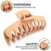 Tocess Large Hair Claw Clips for Women - Strong Hold 4.33 Inch Matte Clips (4 Pcs) - Ideal for Thin, Thick, Curly Hair - Black, Khaki, Pink, Green - Buy Online on SooperMarket.com