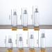 Hemoton 5pcs 20ml Mini Glass Pump Bottles - Refillable Perfume & Essential Oil Dispenser for Travel & Home (Silver) - International Shipping Available - Buy Online on SooperMarket.com