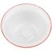 Fendrihan Porcelain Shaving Bowl - Hand-Painted Red Rim for a Luxurious Shaving Experience | International Shipping Available - Buy Online on SooperMarket.com