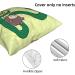 YYHHAOFA Sunflower Seeds Earthworm Snake Picture Universal Pillowcase for All Seasons 12"x12" : Soft and Comfortable Suitable for car Sofa Black 12" x 12" - Buy Online on SooperMarket.com