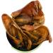 Pawkaboo Natural Dog Treat - Pigs Ears for Small Breed Dogs 25g - 35g Each (20) - 100% Natural Healthy Dog Treat Chew Puppy Snack - Buy Online on SooperMarket.com