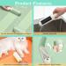 Piashow Pet Hair Lint Roller - Washable & Self-Cleaning Portable Hair Remover for Sofas Beds & Carpets - Buy Online on SooperMarket.com