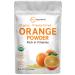 Organic Orange Powder 8 Ounce Orange Fruit Powder Freeze Dried Rich in Antioxidants and Immune Vitamin C for Immune System Booster Best Flavor for Smoothie Drinks Coffee and Baking No GMOs 8 Ounce (Pack of 1)