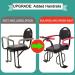 TWSOUL Child Bike Seat - Rear Mounted with Non-Slip Armrests/Pedals, Seat Belt - Holds Up to 100lbs - Buy Online on SooperMarket.com