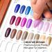 Kliplinc 216 Colours Nail Tips Display Book DIY Nail Art Shows Colour Map Chart Painting Display Board Black - Buy Online on SooperMarket.com
