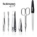 Premium 6-Piece Manicure Set Solingen | Art Leather Case | Stylish & Durable Nail Care Tools for Men & Women - Marqus - Buy Online on SooperMarket.com