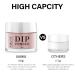 AILLSA Dip Powder - Translucent Jelly Nude Salmon Pink Nail Dipping Powder for DIY Manicure | Easy to Use Perfect Christmas Gift (1 Oz - Buy Online on SooperMarket.com