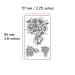 Esland Realistic Line Art Flowers Temporary Tattoos - Set of 10 Small Botanical Leaf Tattoo Stickers for Women - Buy Online on SooperMarket.com
