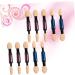 KALLORY 10pcs Makeup Brush Blending Brush Eye Shadow Applicator Eye Shadow Brush Miss Mix Eye Shadow Stick - Buy Online on SooperMarket.com