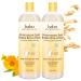 Babo Botanicals Moisturizing Plant-Based 2-in-1 Bubble Bath & Wash - with Organic Calendula & Natural Oat Milk - For Babies, Kids & Adults with Sensitive Skin - Hypoallergenic & Vegan - 15 oz - 2-Pack 15 Fl Oz (Pack of 2)